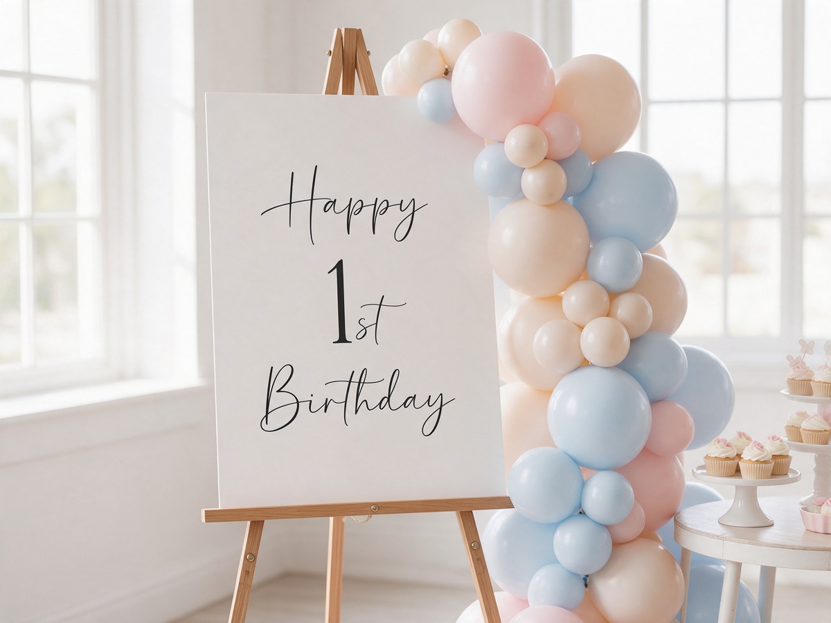 돌 · 첫 생일 사인