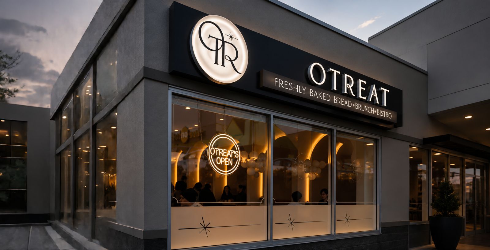 OTREAT storefront sign in Langley